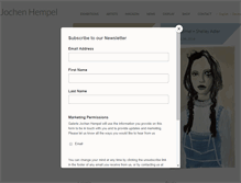 Tablet Screenshot of jochenhempel.com